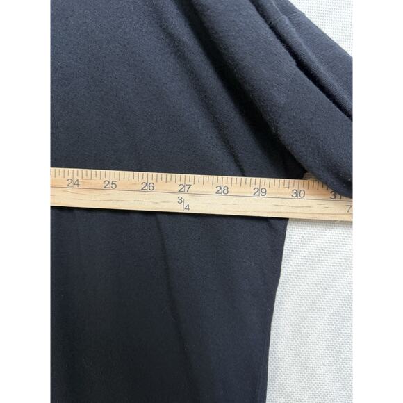 Karen Kane Women’s Pullover Top 3/4 Sleeves Black Faux Suede Inlay Sz 1X USA - Picture 7 of 11